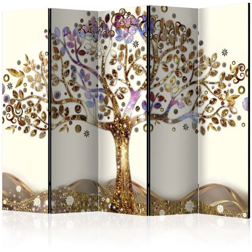  Paravan u 5 dijelova - Golden Tree II [Room Dividers] 225x172