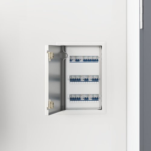 VidaXL Pristupna ploča Bijelo 20 x 30 cm Čelik Slike