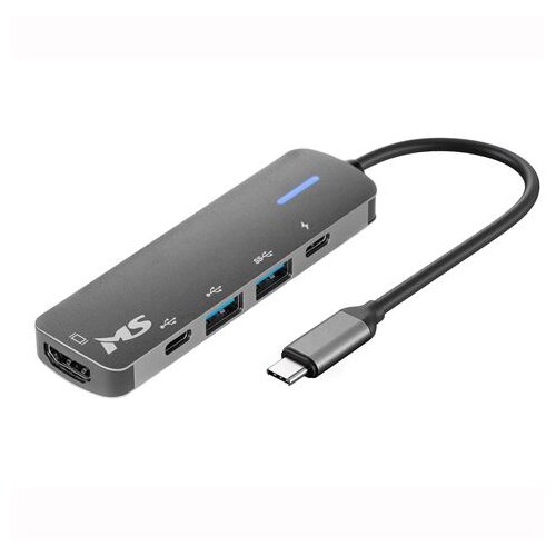 Ms CABLE USB HUB C110, HDMI1.4+USB3.0+USB2.0+TYPE C 2.0+PD Slike
