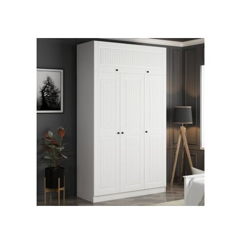 Hanah home Minar 3 Mebran Kapak 2 Cekmece 235 White Cene