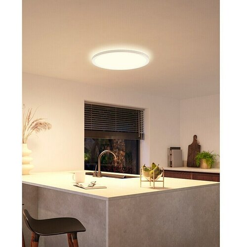 Philips Hue Okrogel LED panel White &amp;amp; Color Ambiance Tento XL (25 W, &amp;Oslash; x V: 54,2 x 3,56 cm, Bela, RGBW) Slike