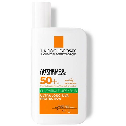 La Roche Posay anthelios uvmune 400 oil control fluid za masnu kožu spf 50+, 50 ml Cene