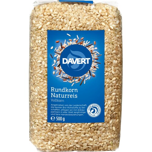 Davert Bio integralna okrugla riža - 500 g Cijene