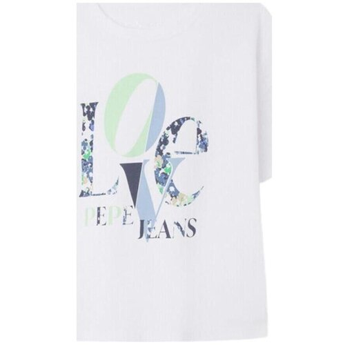 PepeJeans Majice s kratkimi rokavi - Bela Cene