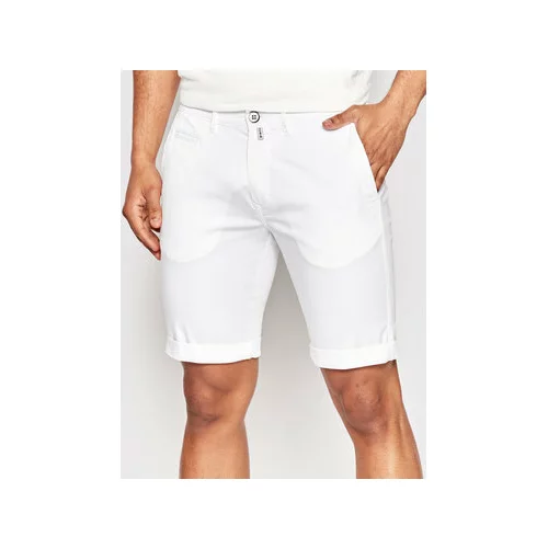 Pierre Cardin Kratke hlače iz tkanine 34770/000/4007 Bela Slim Fit