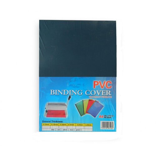 Folija za koričenje pvc A4 180 mic. providna Cene