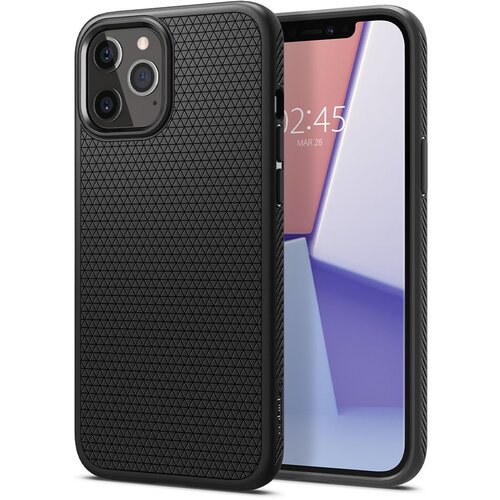 Spigen OVITEK LIQUID AIR ZA IPHONE 12/12 PRO MAT ČRN OVITEK, (20200492) Cene