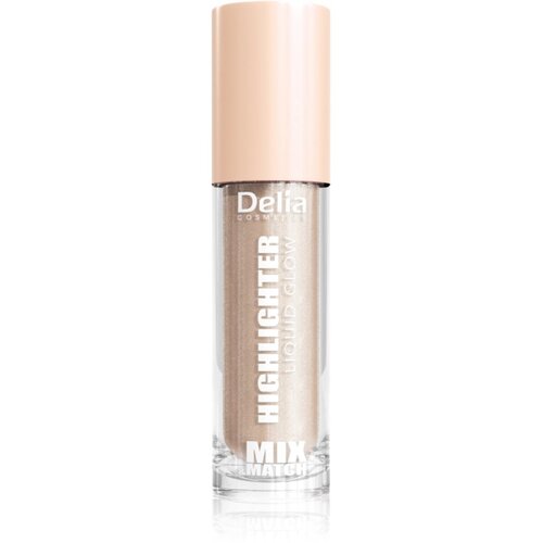 Delia Cosmetics Mix&amp;amp;Match Highlighter Liquid Glow tekući highlighter nijansa 08 4 ml Slike