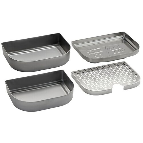 Weber Aluminijska posuda za ro&amp;scaron;tilj Lumin 1000 (4 -dij., D x &amp;Scaron; x V: 28 x 21,5 x 6,6 cm) Slike