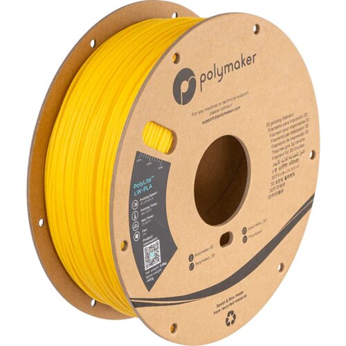 Polymaker PolyLite LW-PLA Bright Yellow Cene