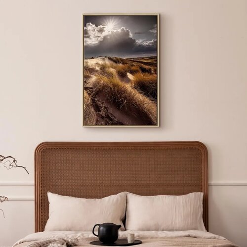 Slika - Shivering Whispers (1 Part) Vertical 40x60 U prirodnom drvenom okviru Slike