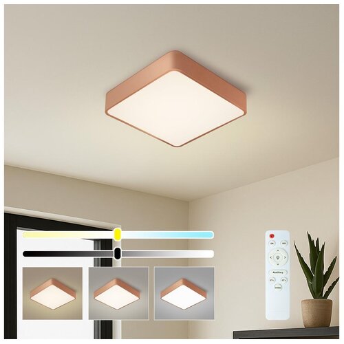 Brilagi LED prigu&amp;scaron;iva stropno svetlo POOL LED/36W/230V 40x40 cm u bronzanoj boji + daljinski upravljač Slike