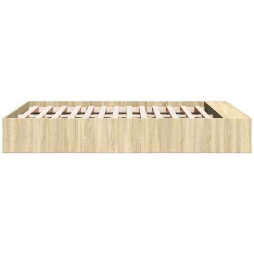 VidaXL Okvir kreveta boja hrasta sonome 120 x 200 cm konstruirano drvo Slike