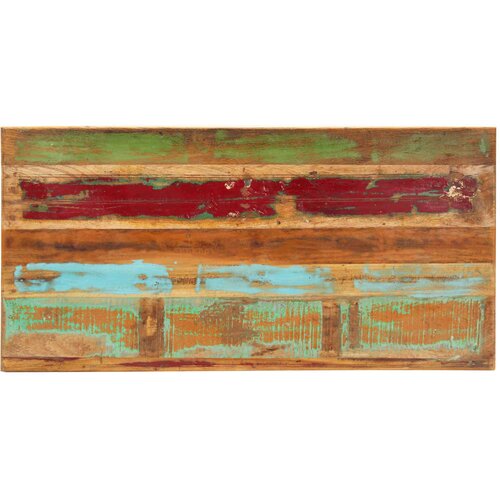  Blagovaonski stol od masivnog obnovljenog drva 140 x 70 x 76 cm Slike