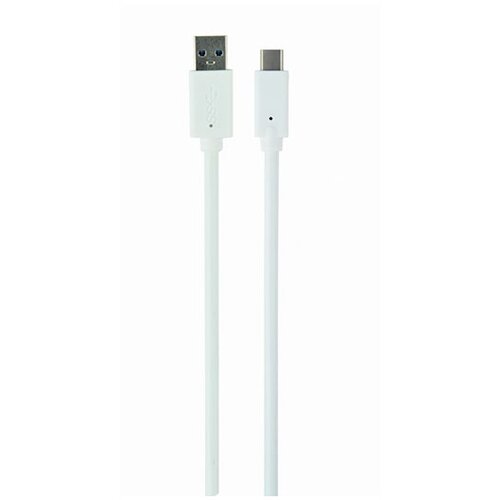 Cablexpert kabel usb 3.1 a-c 1m bel CCP-USB3-AMCM-1M-W Slike
