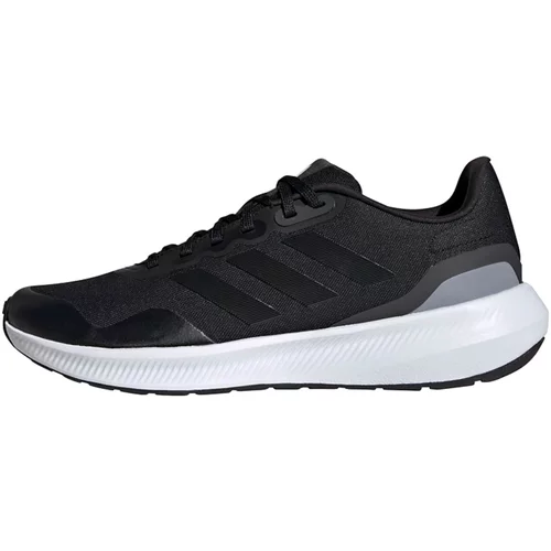 Adidas Tekaški čevelj 'Runfalcon 3' svetlo siva / črna / bela
