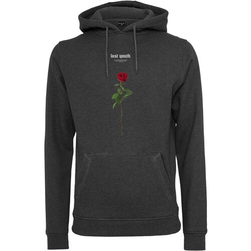 MT Men Lost Youth Rose Hoody Charcoal Cene