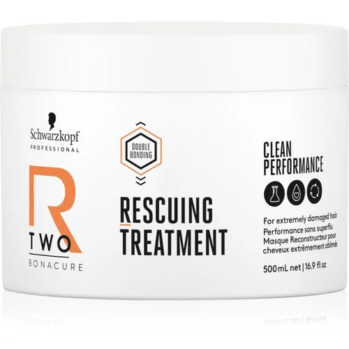 Schwarzkopf Professional Bonacure R-TWO Rescuing Treatment maska za lase za ekstremno poškodovane lase 500 ml