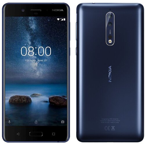 Nokia Obnovljeno - znaki rabe - 8 modra 64 GB 4 GB ram dual sim - vidne oznake uporabe obnovljeno, (21562703) Cene