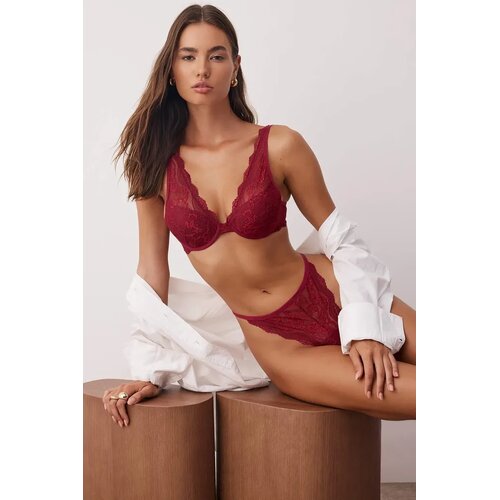 TRENDYOLMILLA Ženski set donjeg ve&amp;scaron;a Thmaw26Cc00000, Bordo Slike