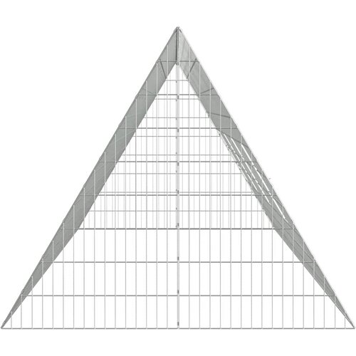  Kavez za piliće Srebrno 430 x 100 x 85 cm Cinkani čelik Slike