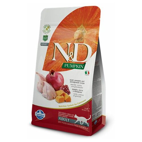 Farmina N&D pumpkin hrana za mačke - quail & pomegranate 5kg Slike