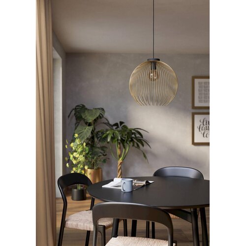 Eglo 901003 - Luster na sajli VENEZUELA 1xE27/40W/230V zlatna Slike