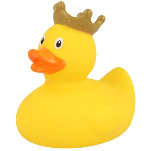 Lilalu patkica - rubber duck with crown - yelow Cene