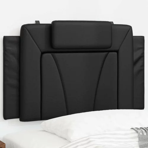 Jastuk za uzglavlje crni 90 cm od umjetne kože