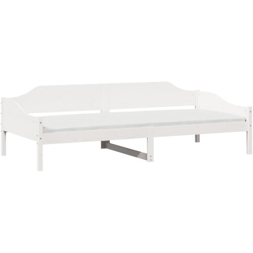 vidaXL Posteljni okvir bel 90x190 cm trdna borovina, (21292250) Cene