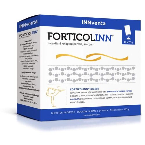 INNVENTA Forticolinn pra&amp;scaron;ak kesice 7.5g, 14 kapsula Slike