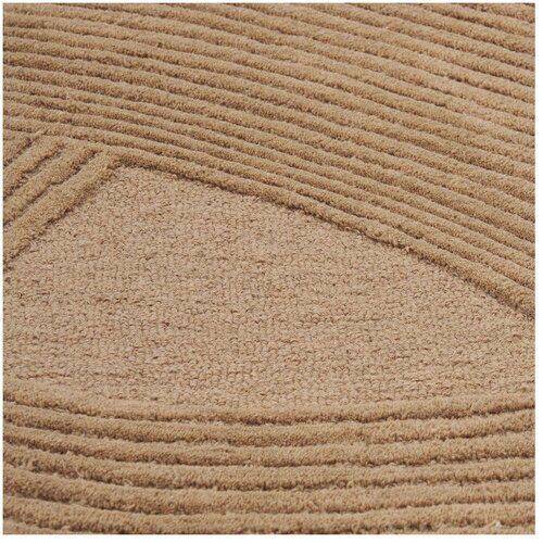House Nordic Ročno tkana volnena preproga v temni naravni barvi 160x230 cm Pune &amp;ndash; Slike