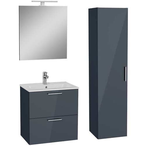 Vitra MIASET60ASET Mia 59 x 61 x 39,5 cm kopalniški sestav s stransko omarico Cene