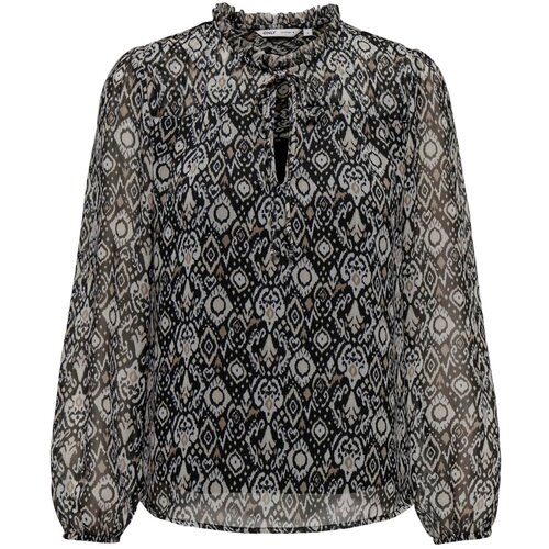 Only Bluza &amp;#039;ONLDITSY&amp;#039; svijetlosmeđa / siva / crna Slike