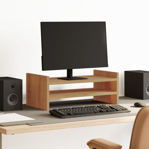 vidaXL Stojalo za monitor artisian hrast 50x27x20 cm inženirski les Cene