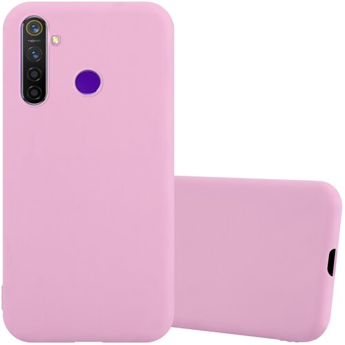 Cadorabo Case, združljiv z Realme v Candy Pink - Za&scaron;čitni pokrov iz fleksibilnega silikona TPU, (20595976) Cene