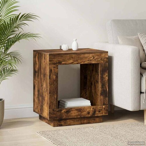  Bocni stol Dimljeni hrast 60 x 40 x 65 cm Konstruirano drvo Cijene