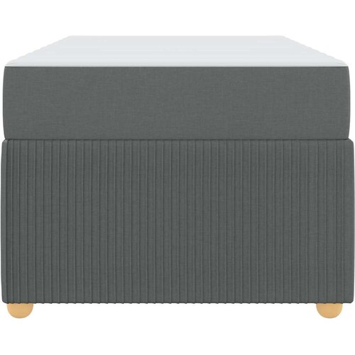  Krevetna konstrukcija Tamno siva 100 x 200 cm tkanina Slike