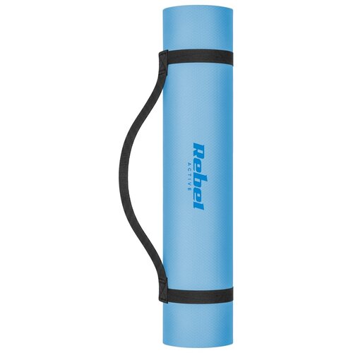 Rebel ACTIVE Strunjača prostirka za jogu, pilates i fitnes 183x61cm 6 mm TPE plava RBA-3152-2BL Slike