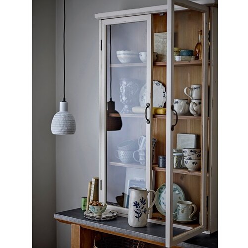 Bloomingville Bela stenska vitrina iz masivne jelke 81x122x18 cm Hazem &amp;ndash; Slike