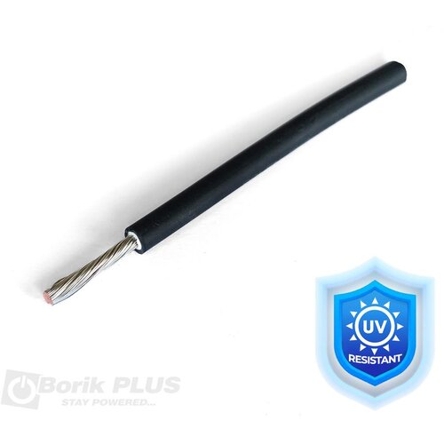 Solen Kablo Solarni kabl 6mm licnasti CRNI UV Slike