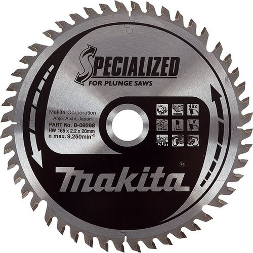 Makita list za testeru od tvrdog metala, sa 48 zubaca B-09298 Slike