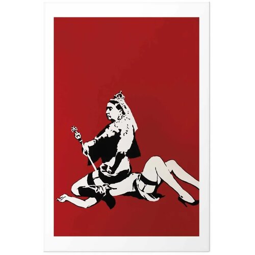  Plakat - Banksy: Queen Victoria 40x60 Bez okvira s margom Slike