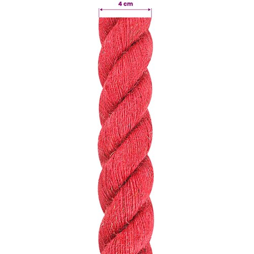  Uže od jute 40 mm Crvena 100% Juta Tossa Slike