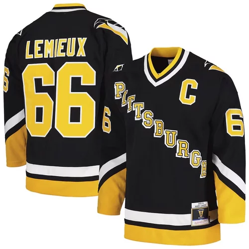 Mitchell And Ness Mario Lemieux Pittsburgh Penguins 1992-93 Blue Line Dark dres