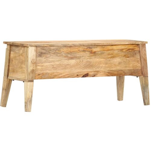 VidaXL Kutija za pohranu 99 x 35 x 48 cm od masivnog drva manga Slike