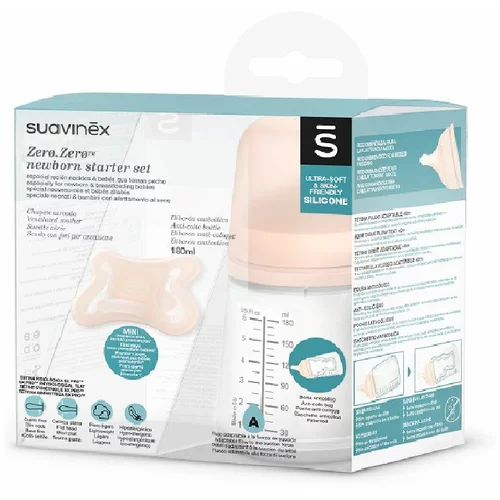 Suavinex Zero Zero Newborn Starter Set poklon set (za djecu od rođenja)