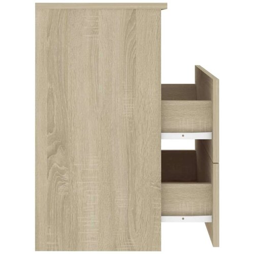 VidaXL noćni ormarići 2 kom boja hrasta sonome 50 x 32 x 60 cm Slike