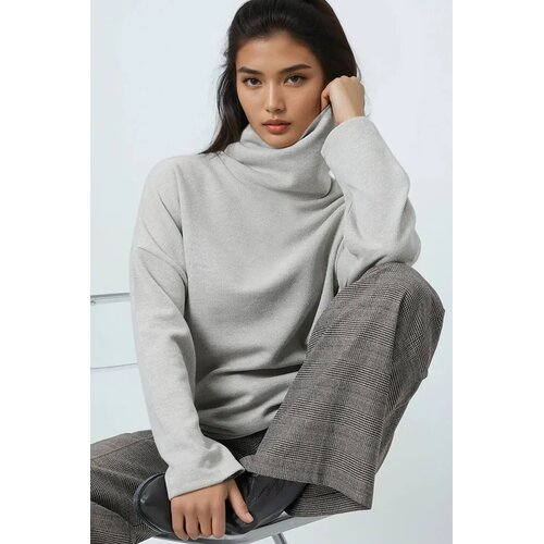 Trend Alacati Stili Ženska bluza Alc-X14708, Svetlosiva Cene