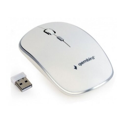 Gembird Miš GEMBIRD MUSW-4B-01-W, wireless , optical, white, up to 1600 dpi Cijene